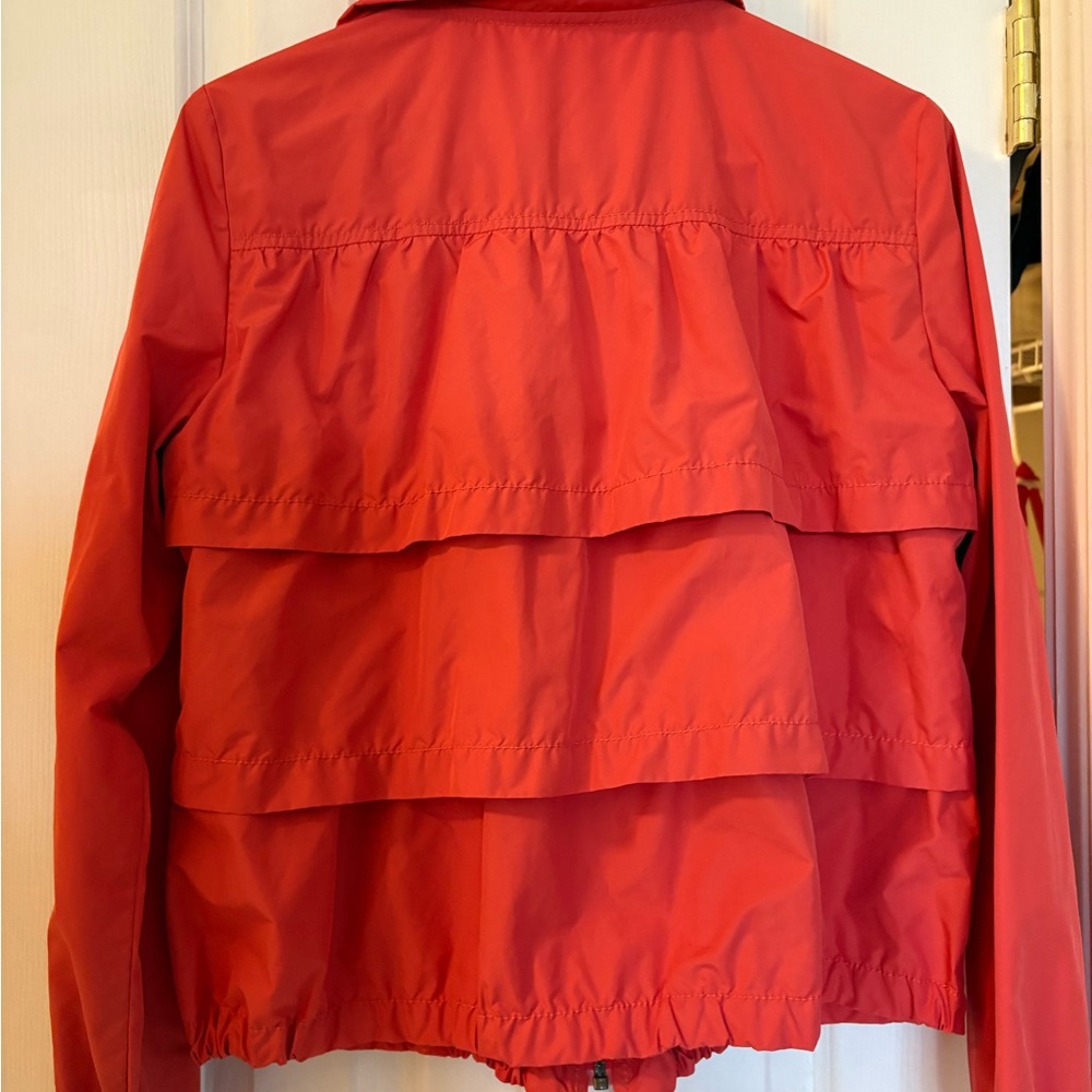 LOFT Red Utility Jacket with Sporty‎ Hooded Design - Picture 5 of 5